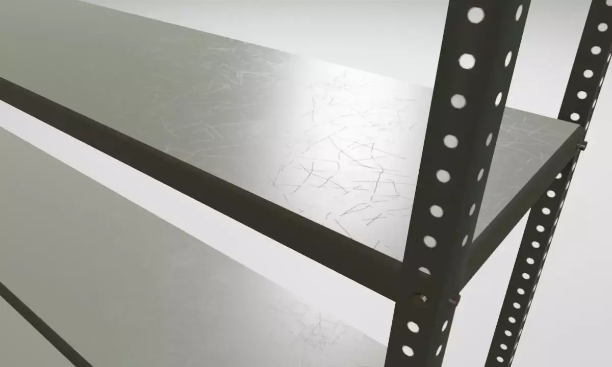 Metal Bookcase - Iron Shelve - Estante de ferro - Prateleira Low-poly 3D model purchase