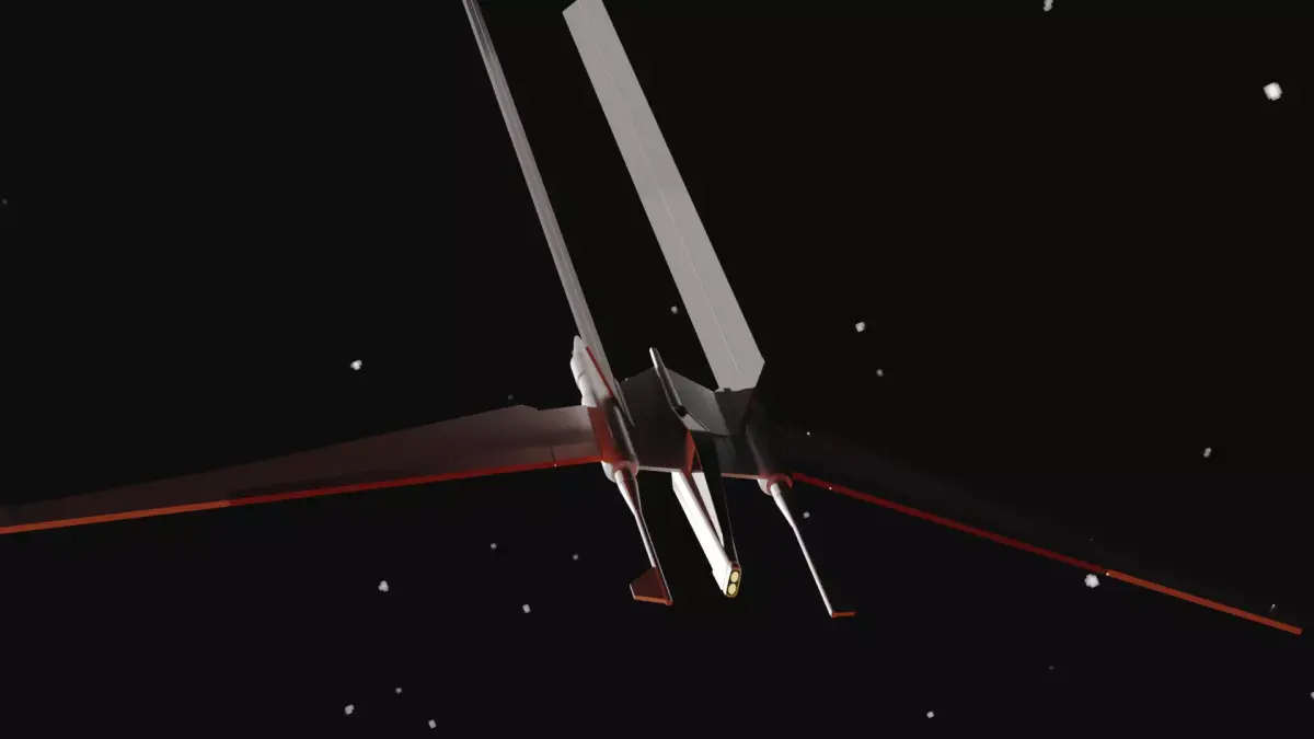 Jedi Vector Starfighter 3D print model