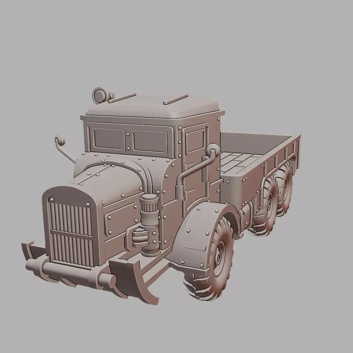 Warden Heavy Truck Off Road Vehicle 3D Printable  3D print model