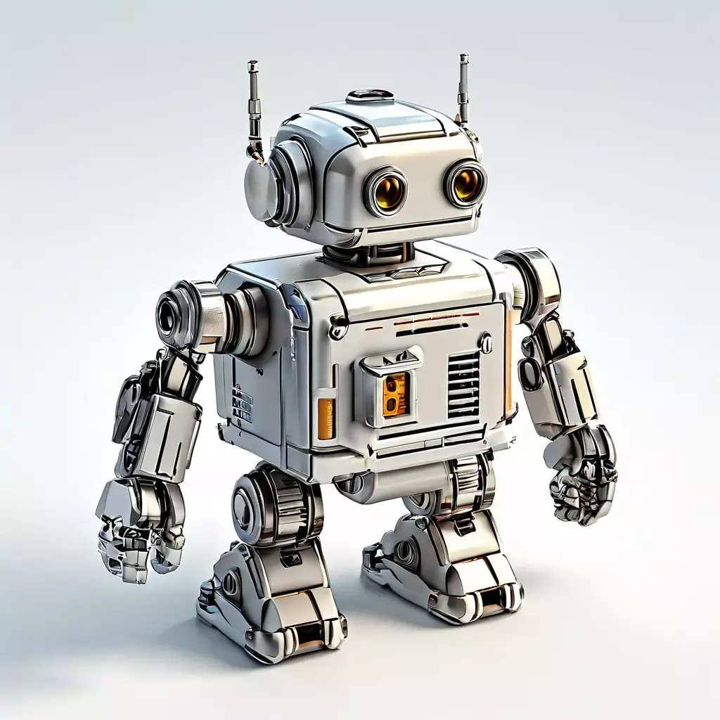 SciFi Robot Game Ready Model Low-poly 3D model