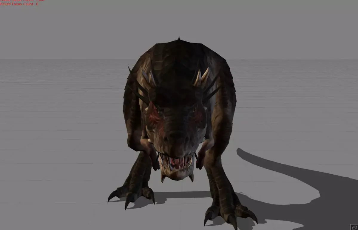 Tyrannosaurs Animal Low-poly 3D model
