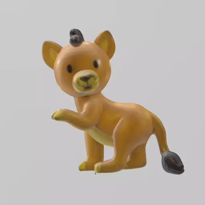Petit Lion 3D print model