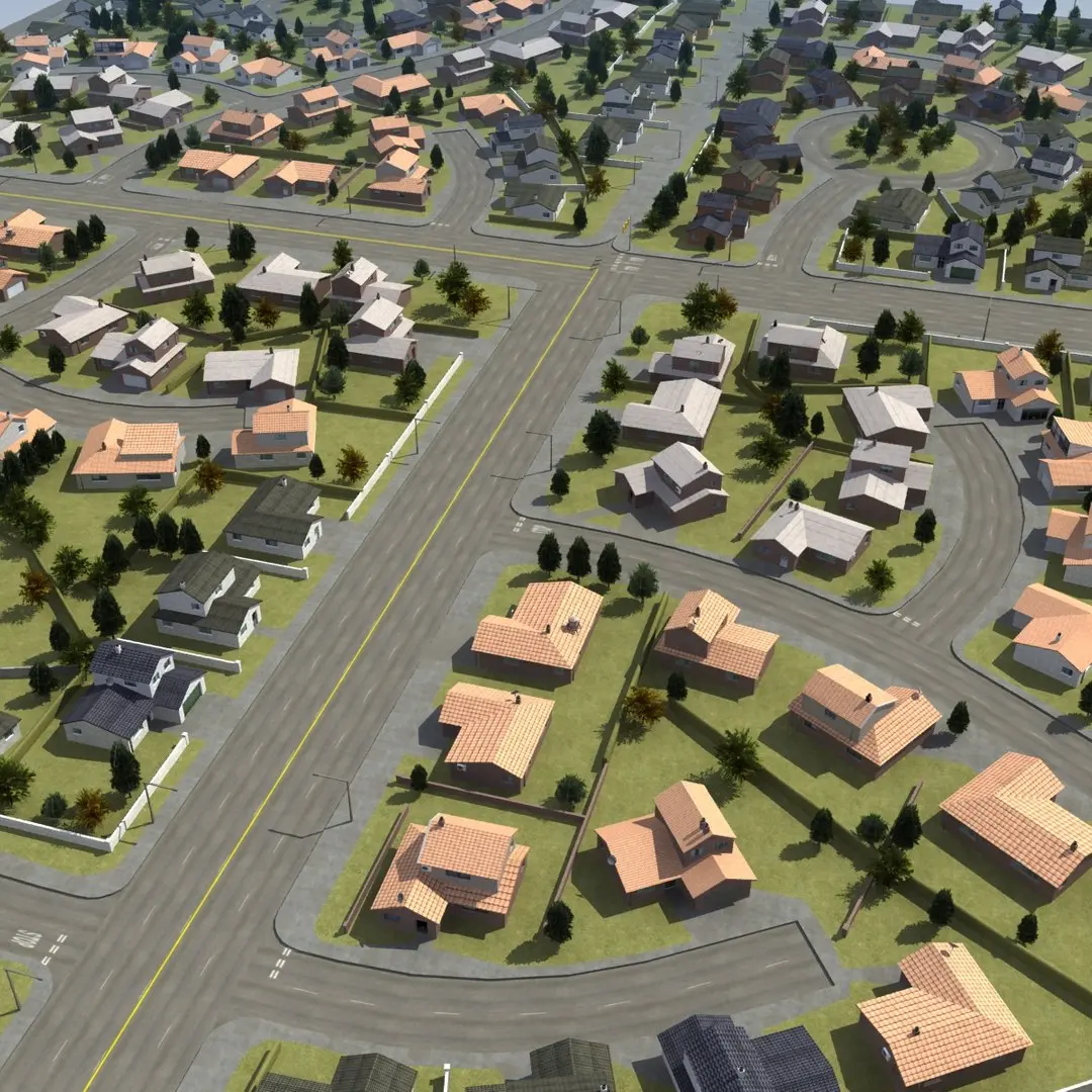 Residential Development 3D model