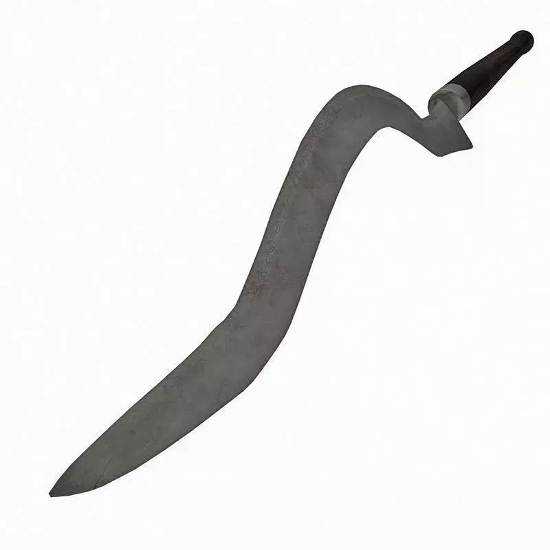 Afghan fighting knife 3D model