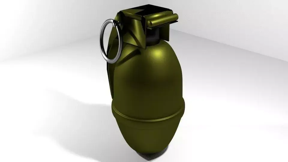 Hand Grenade Illuminating 3D model