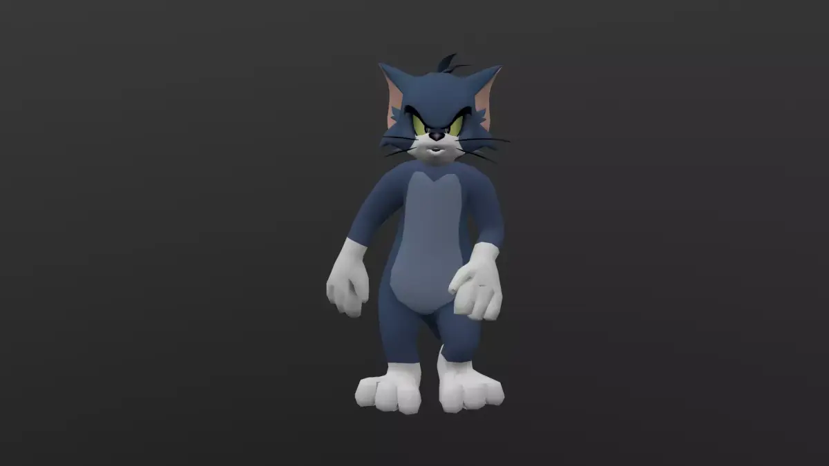 TOMC-009 Tom Cat Moonwalk Low-poly 3D model