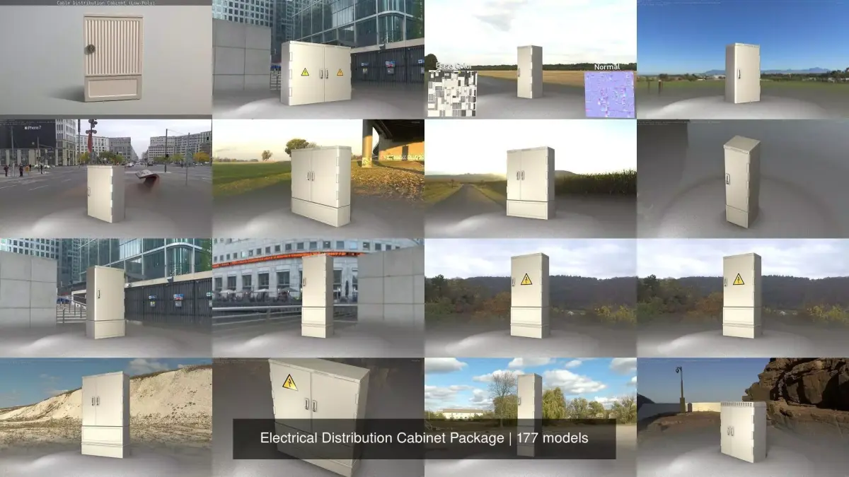 Electrical Distribution Cabinet Package 177 Parts