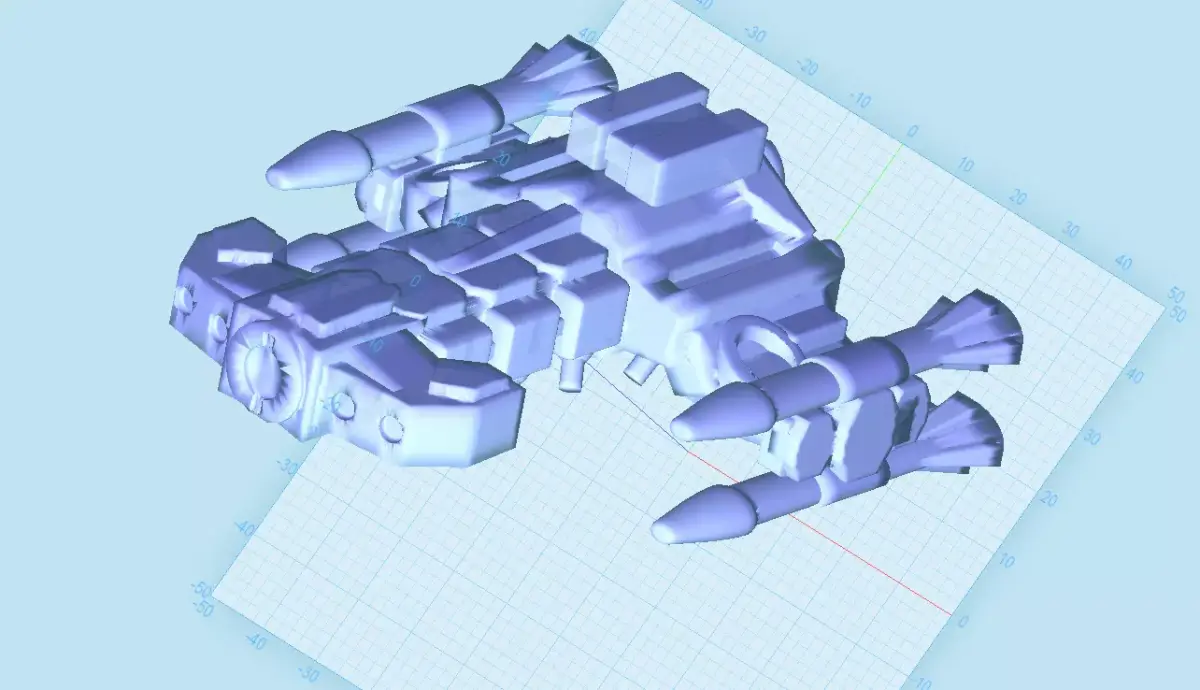 Terran battlecruiser  3D print model