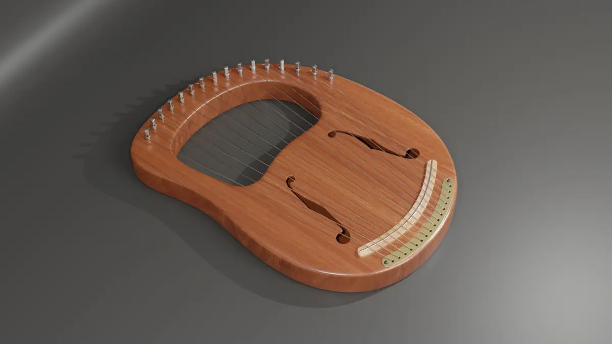 Harp 3D model