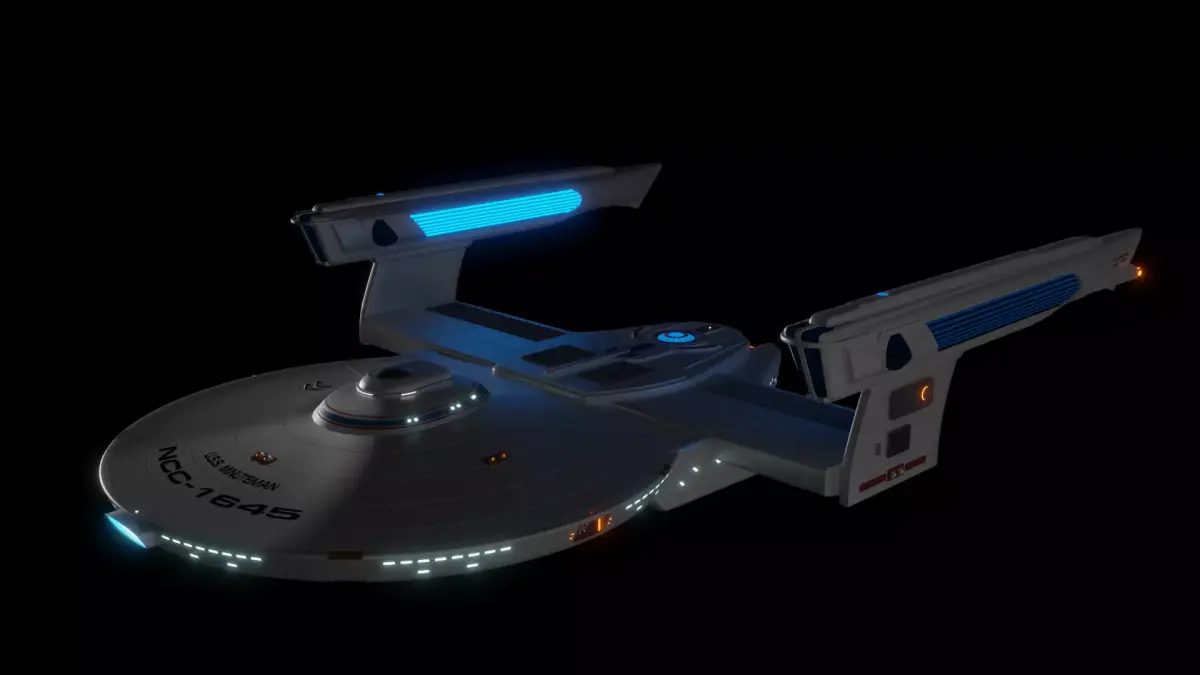 Minute-Man Class Frigate TMP  Free 3D model