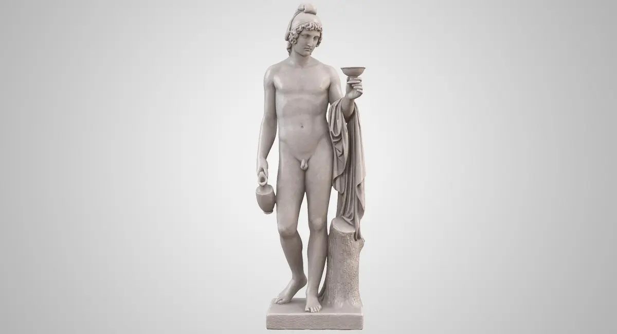 Ganymede Offering the Cup 3D model