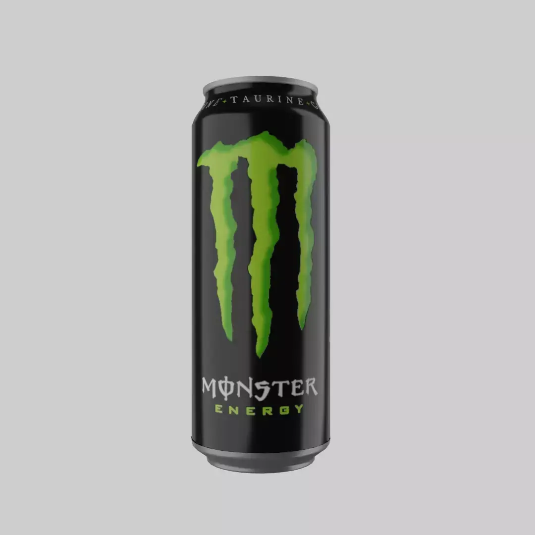 Monster Drink Low-poly 3D model