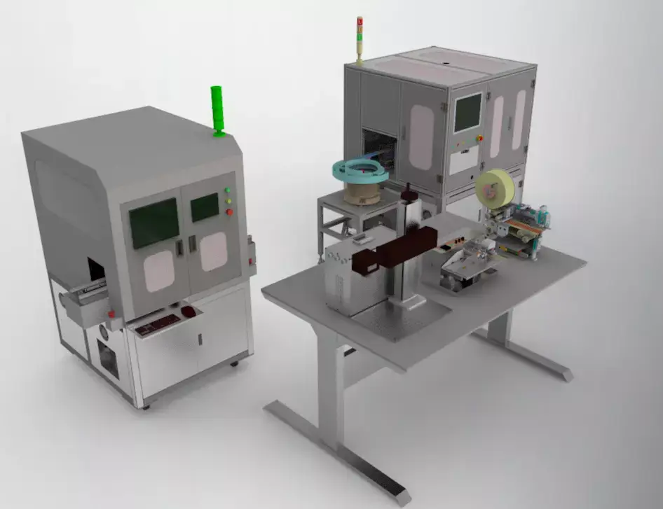 Laser printer and labeling machine  3D model
