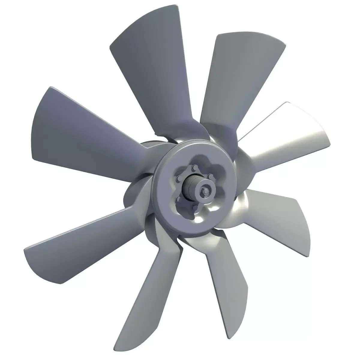 Model of Engine Cooling Fan 3D model