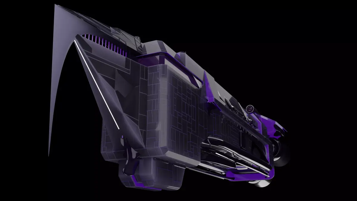 EXPANSION SPACESHIP Free 3D model