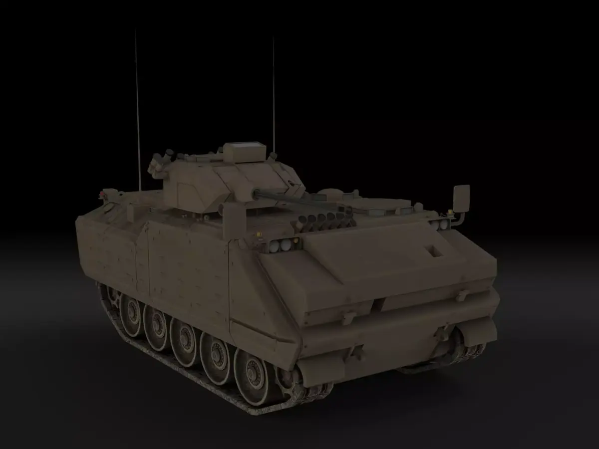 ACV-15 Low-poly 3D model