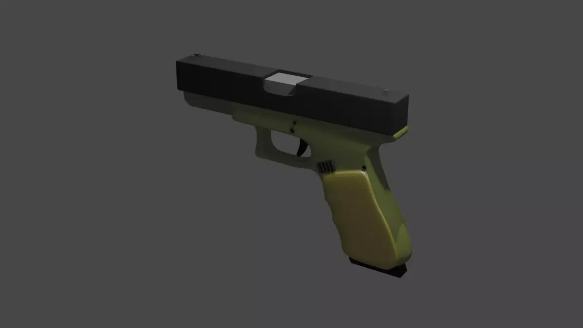 glock-18 gun Free 3D model