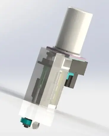 Z axis polishing machine 3D model