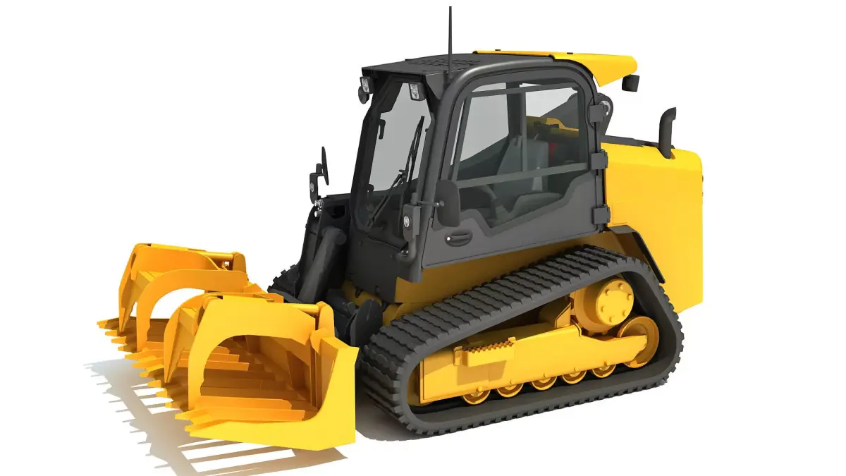 Manure Fork Skid Steer Loader 3D model