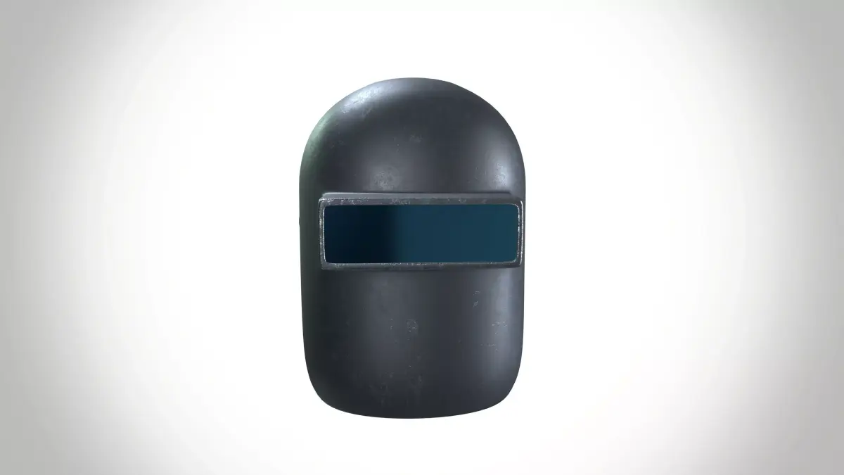 welding mask 3D model buy