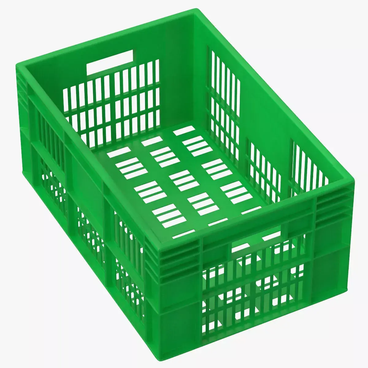 Plastic Crate Green 3D model
