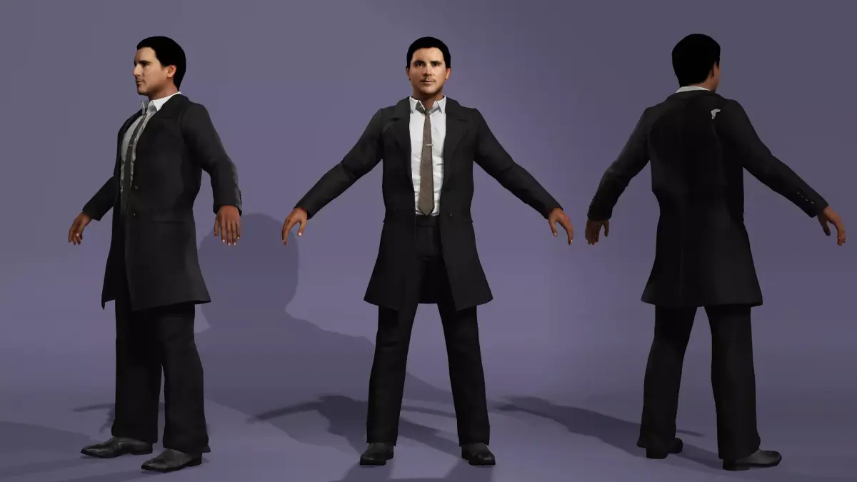 Next-Gen Realistic Batman Bruce Wayne Christian Bale Edition 3D model