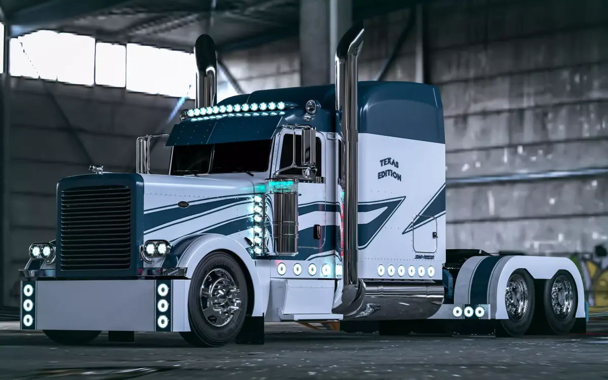 Peterbilt 389 Blue Edition JD 3D model