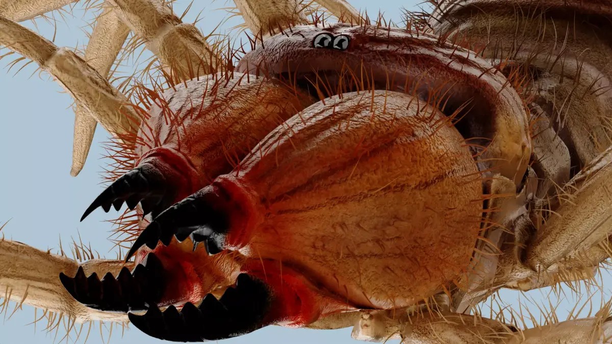Monstrous Solifugae Low-poly 3D model