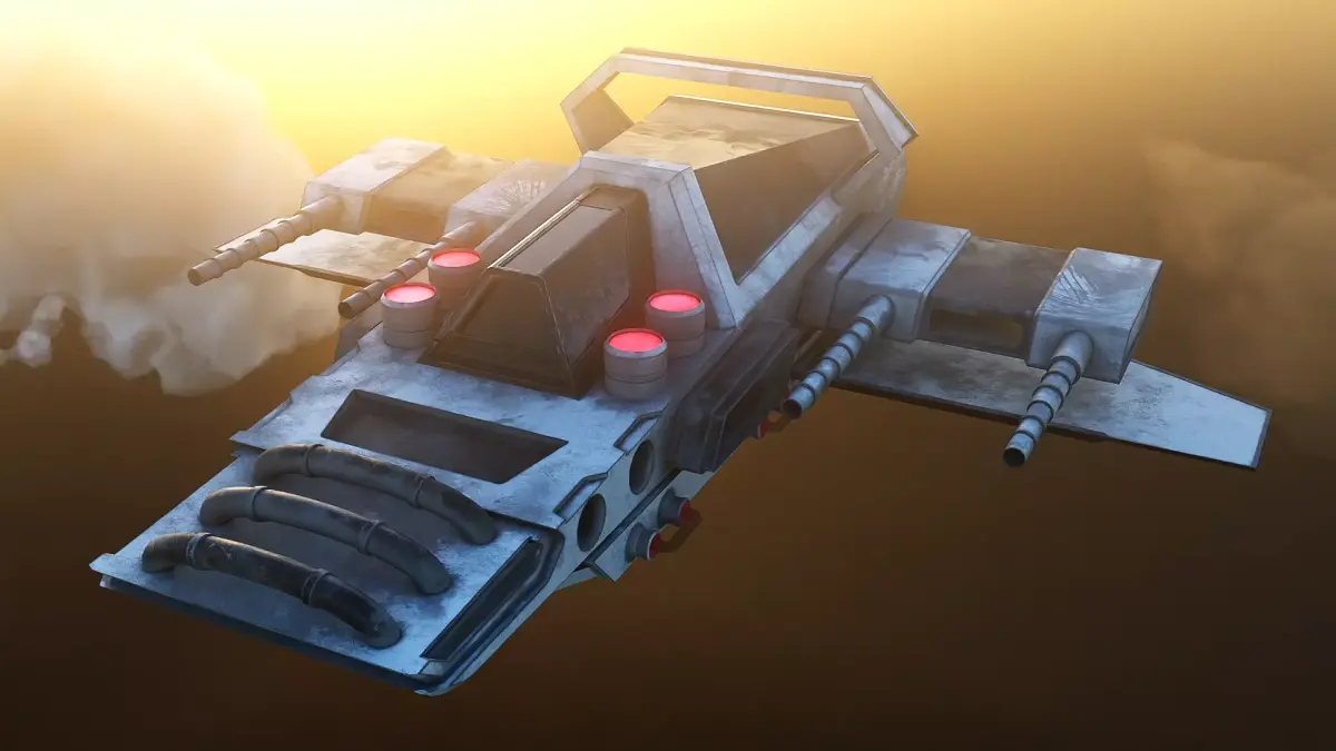 Fighter Aircraft Low-poly 3D model purchase