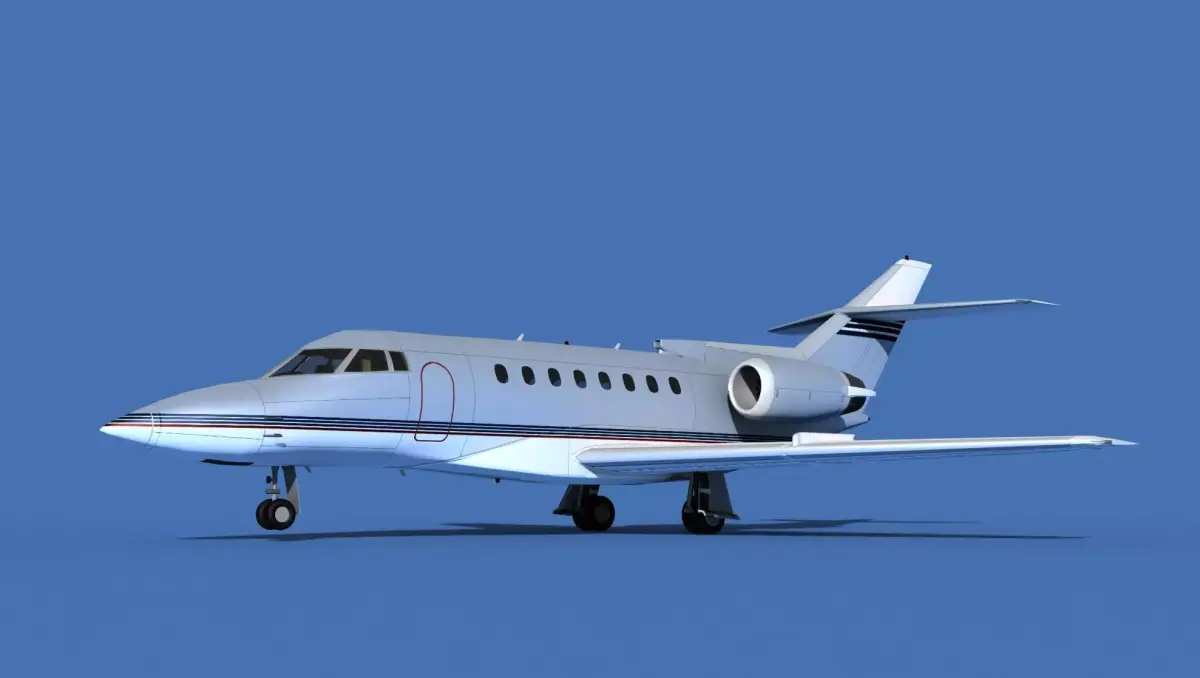 Hawker Siddley 1000 V16 3D model