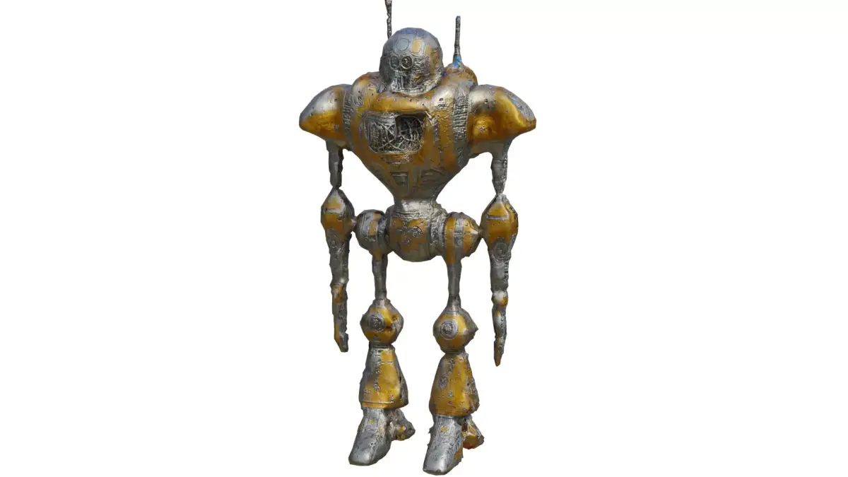Droid Low-poly 3D model purchase