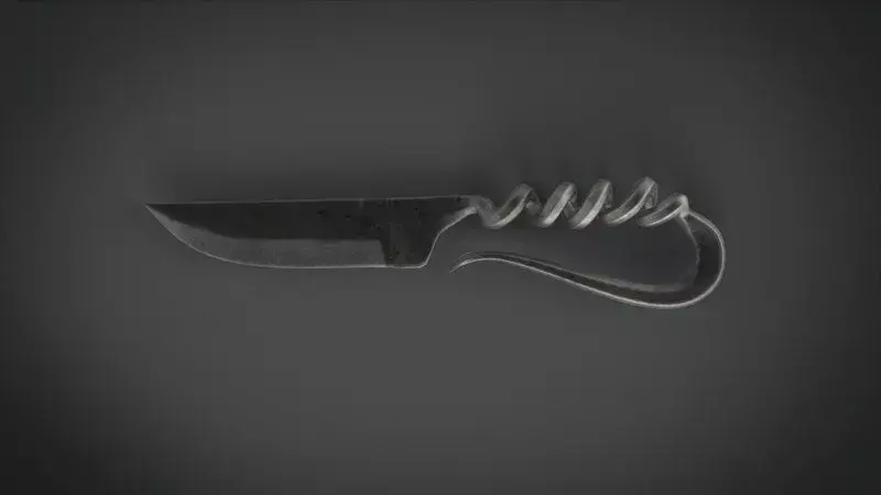 mediv knife Low-poly 3D model