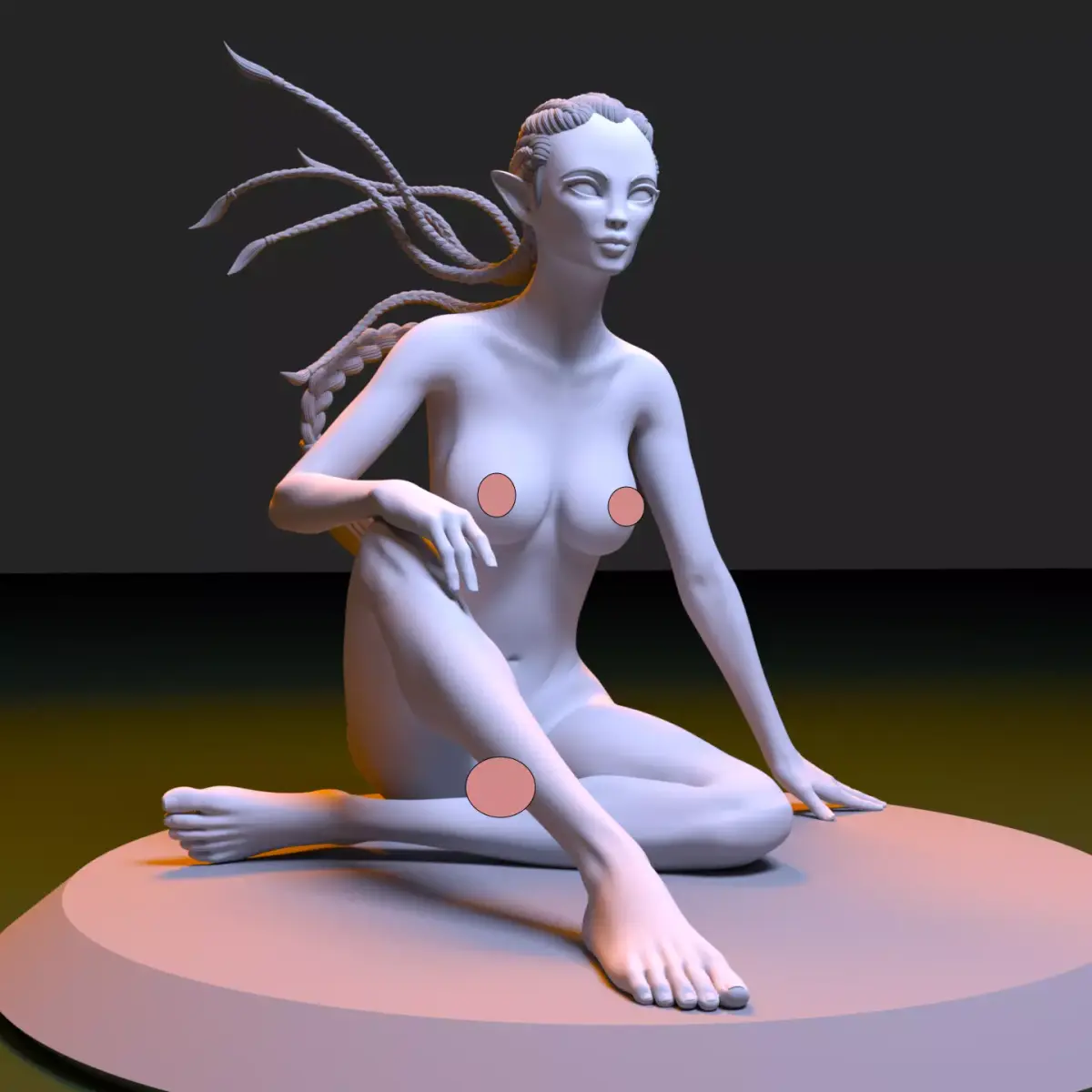 Navi Girl - Alien girl 3D print model