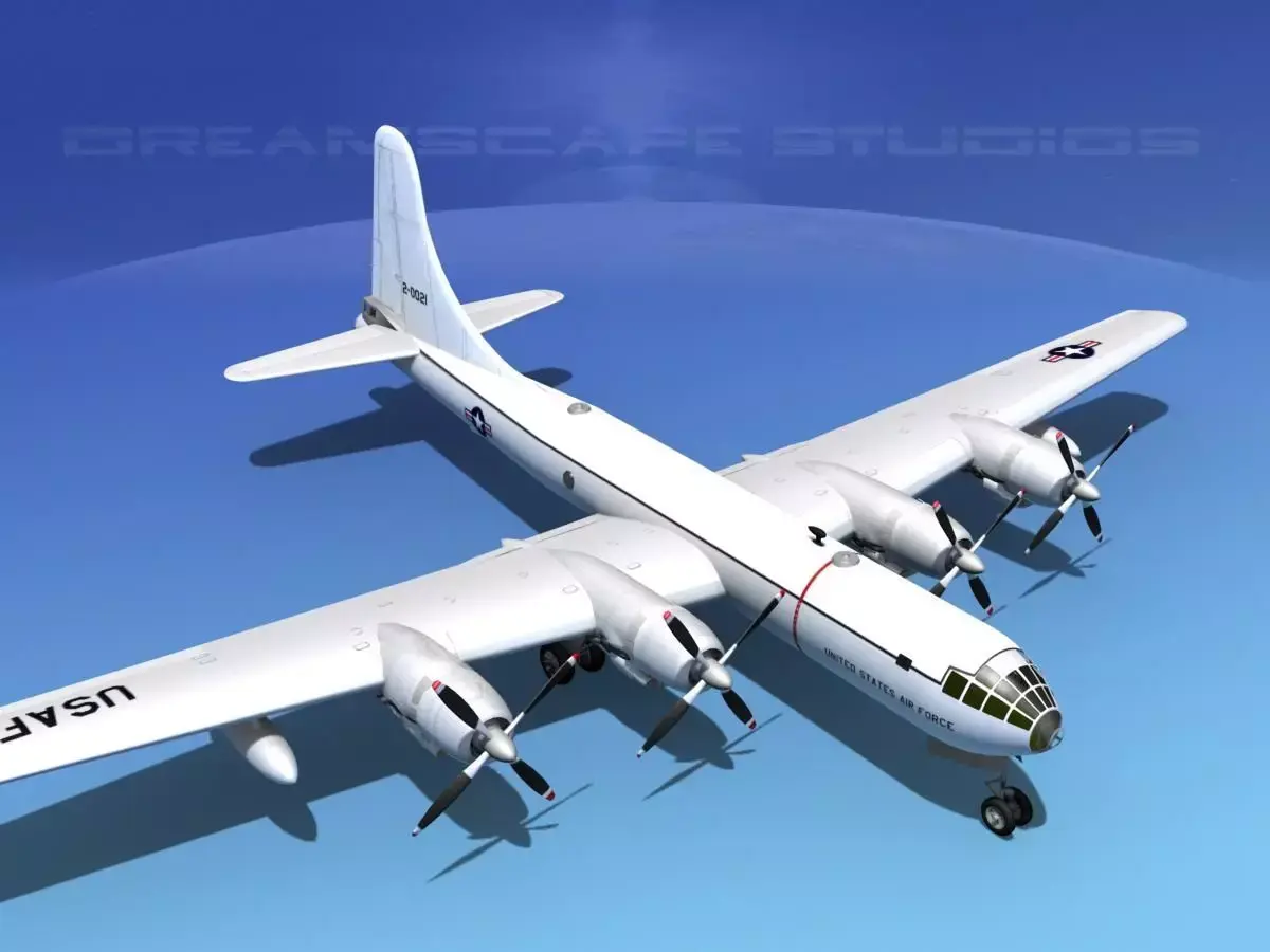 Boeing RB-50 Superfortress II  3D model