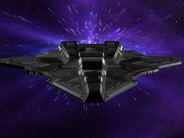 Hawk Fighter Spacecraft 3D model