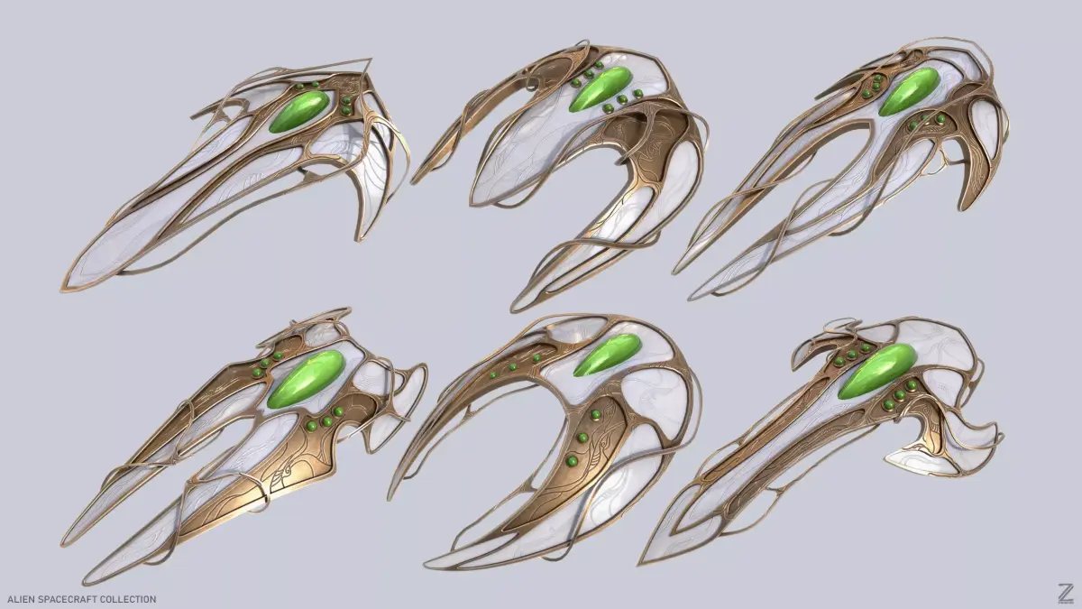 Alien spacecraft collection 