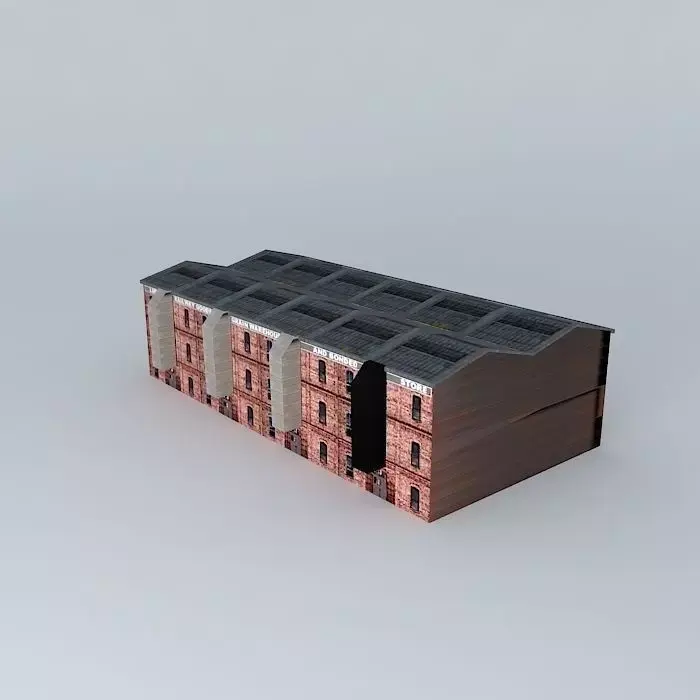 Eco Rail Building No 4 Dummy! Old Steam Days Free 3D model
