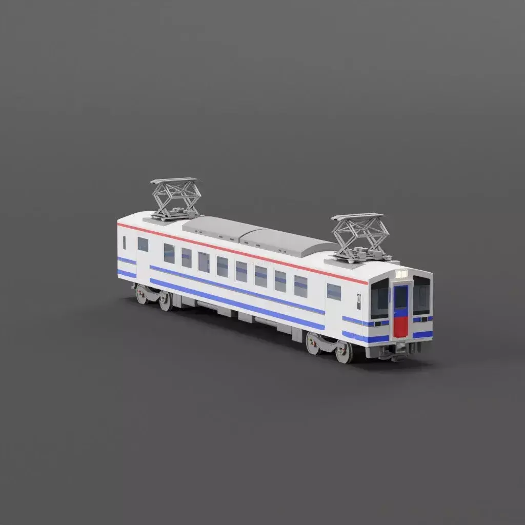 Japanese Train Hk 100 Free 3D model