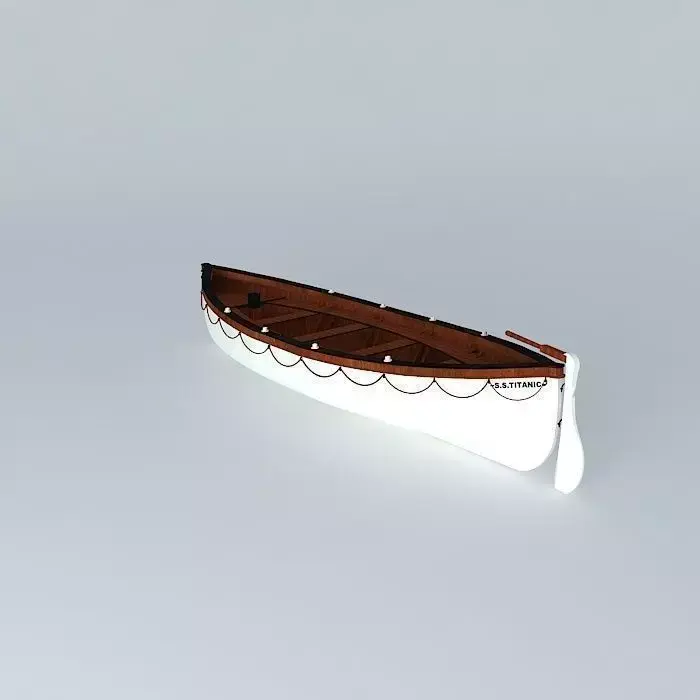 TITANIC LifeBoat No. 7 1912 Free 3D model