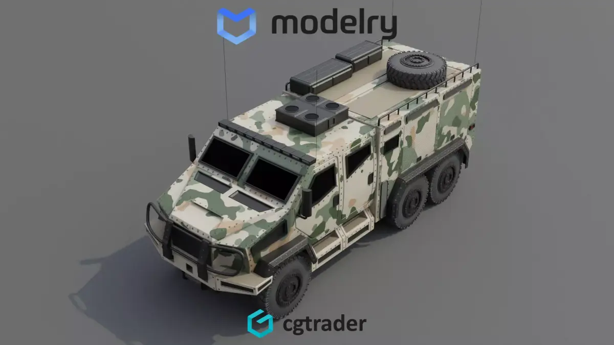 Search Rescue Vehicle 3D model