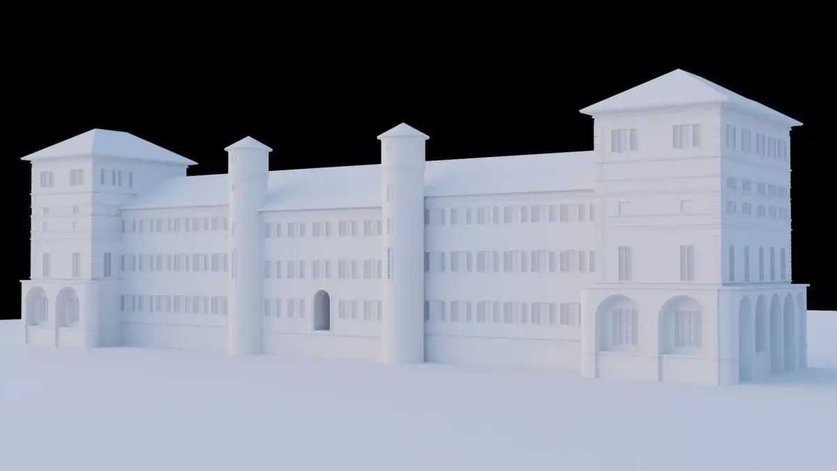Castello di Mocalieri - High-Quality 3D model