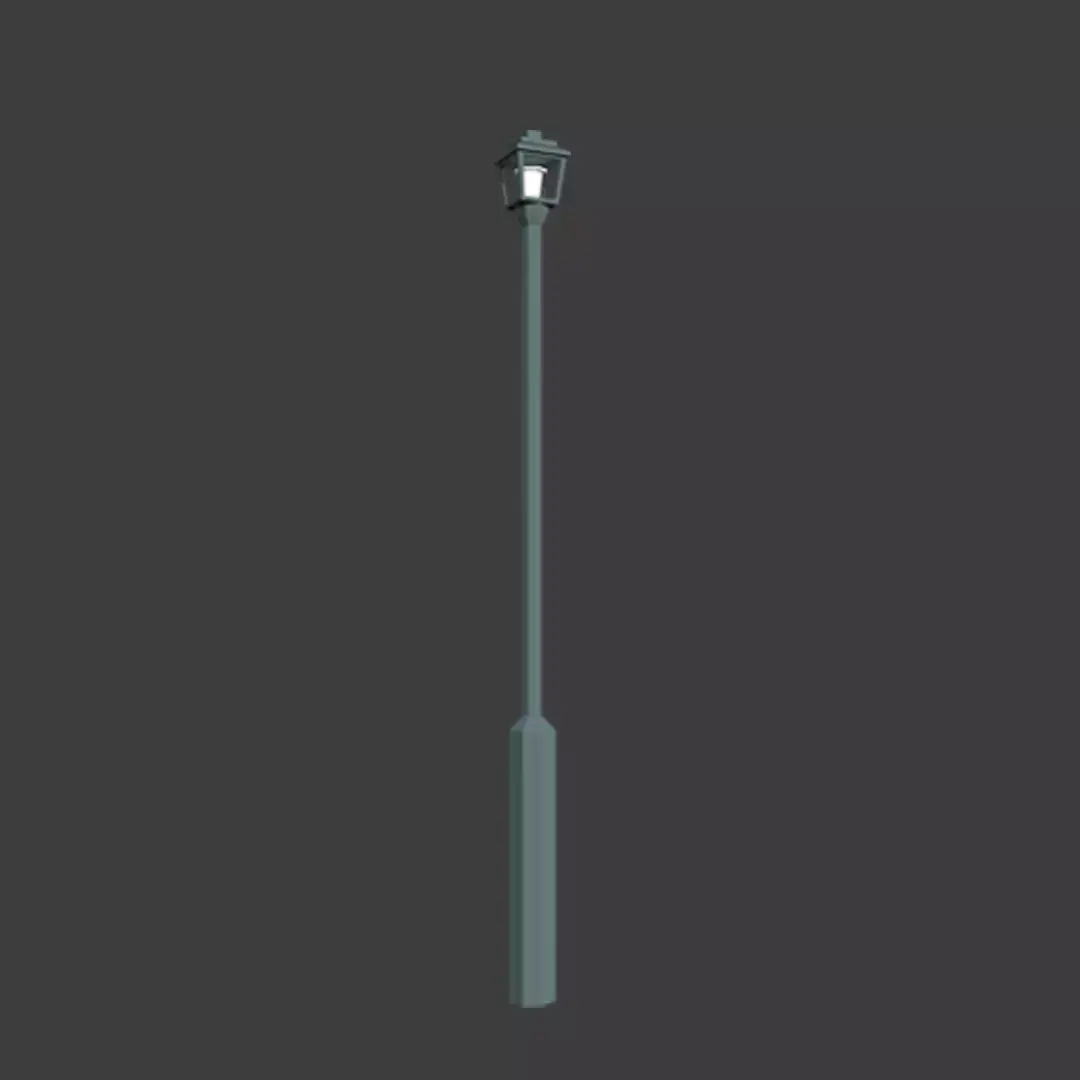 Street Lamp Free low-poly 3D model purchase
