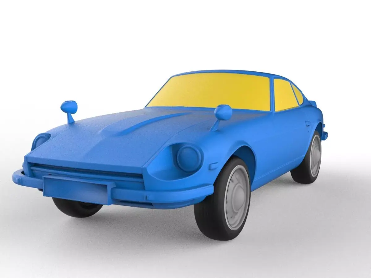 Nissan Fairlady 1972 Classic Car 3D print model