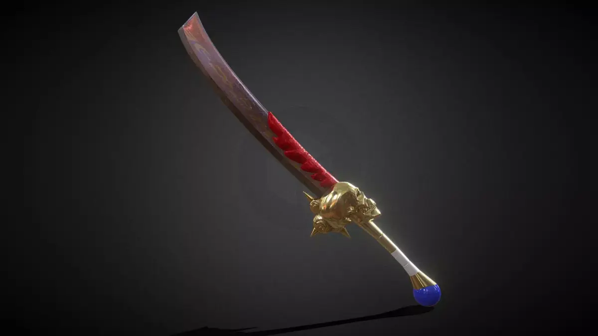 Aspect of Nemesis Low-poly 3D model