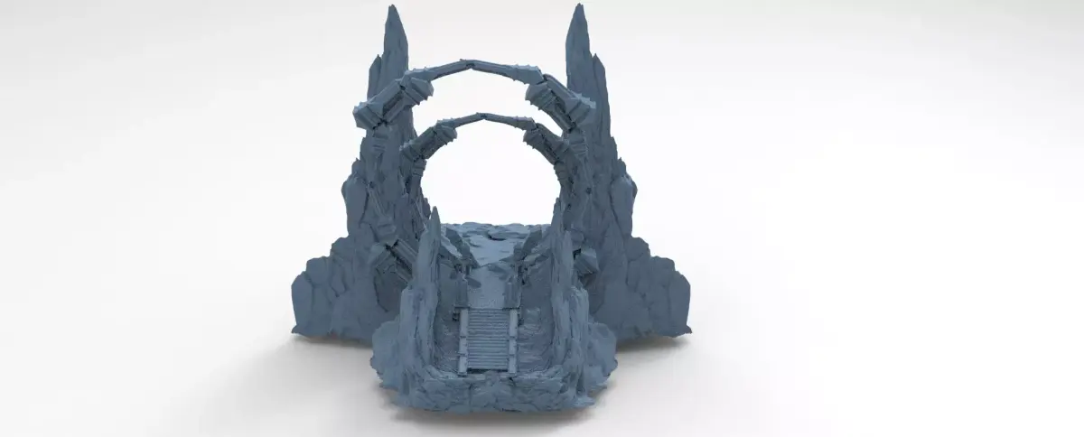 Himalayas mountain pass 1  3D model