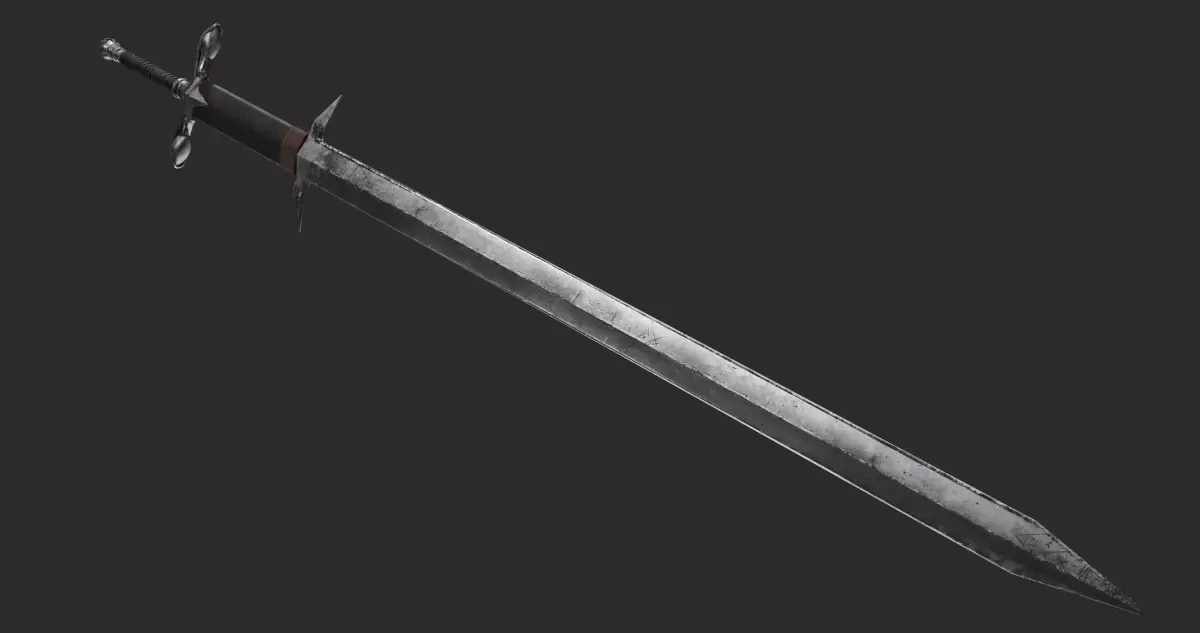 Zweihander - Two Handed Sword 3D model