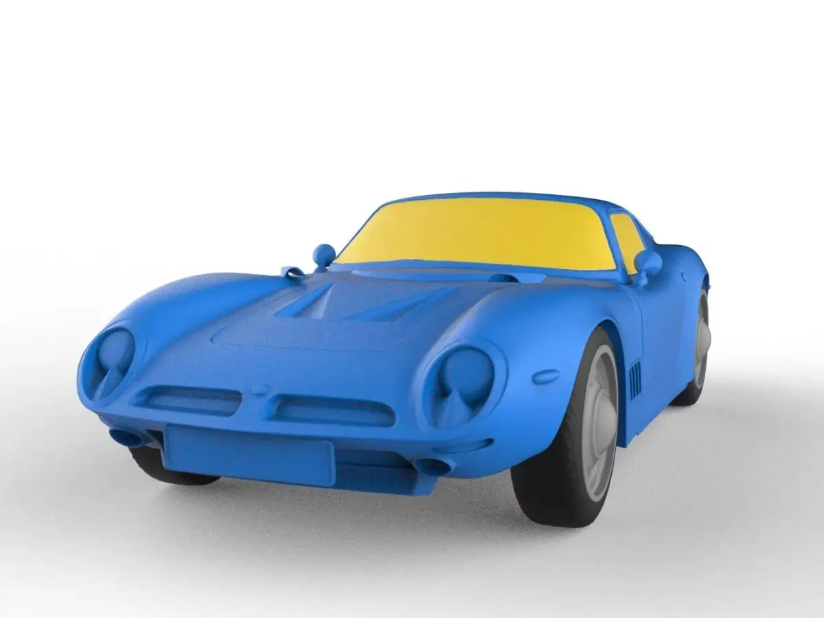 Bizzarrini 1967 Classic Car 3D print model