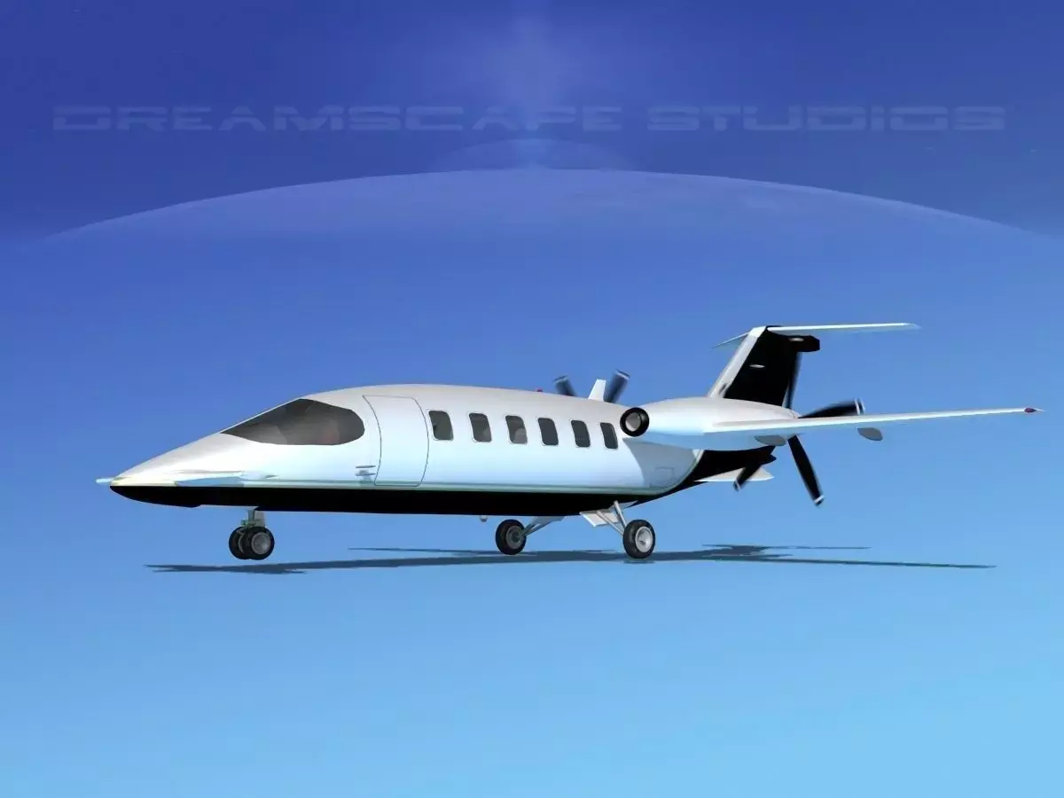 Piaggio Avanti P180 V11 3D model