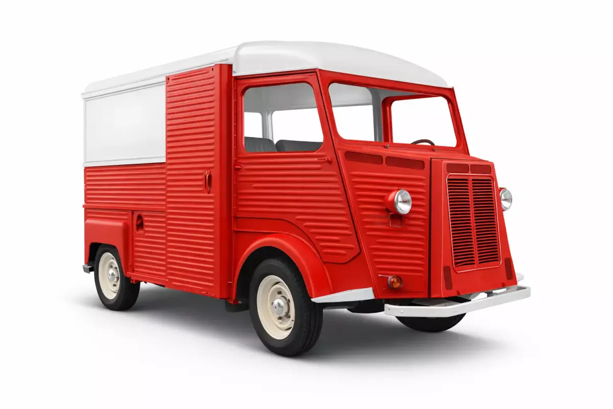1955 Citroen Type H Classic Vintage Delivery Van 3D model