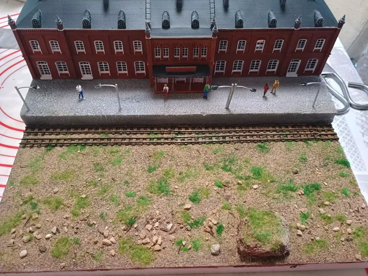 Railway Station with internal 1-120 resin 3D print model